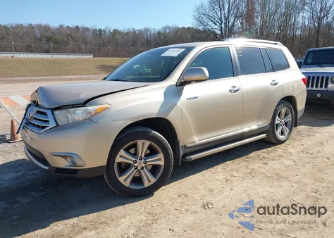 2013 Toyota Highlander Limited V6 z USA, uszkodzony, nr VIN 5TDYK3EH7DS121172